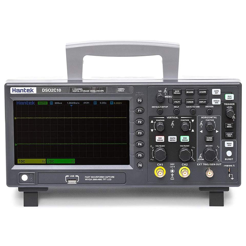 Hantek DSO2C10 2 Channel 100MH - Digital Storage Oscilloscope 100Mhz review and price