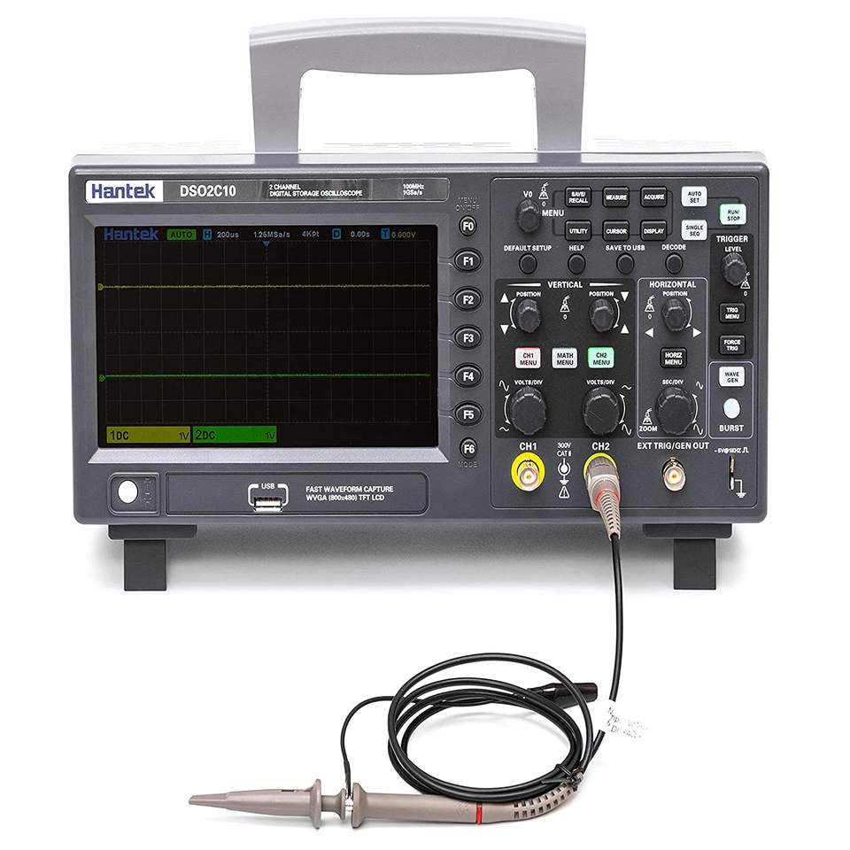 Hantek DSO2C10 2 Channel 100MH - Digital Storage Oscilloscope 100Mhz review and price