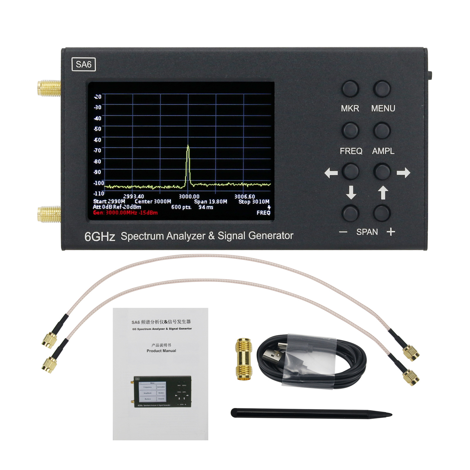 SA6 6GHz Spectrum Analyzer Sig - Signal Generator Spectrum Analyzer review and price